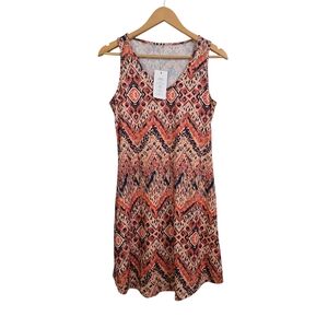 NWT Aokosor Womens Summer Mini Dress Vneck Size S